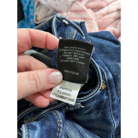 Buckle Women's Dark Blue Straight Leg Jeans - Picture 10 of 13